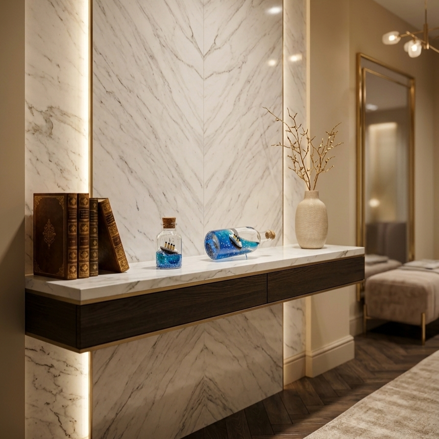 Nautica Fluid Motion Sculpture – Luxury Maritime Décor