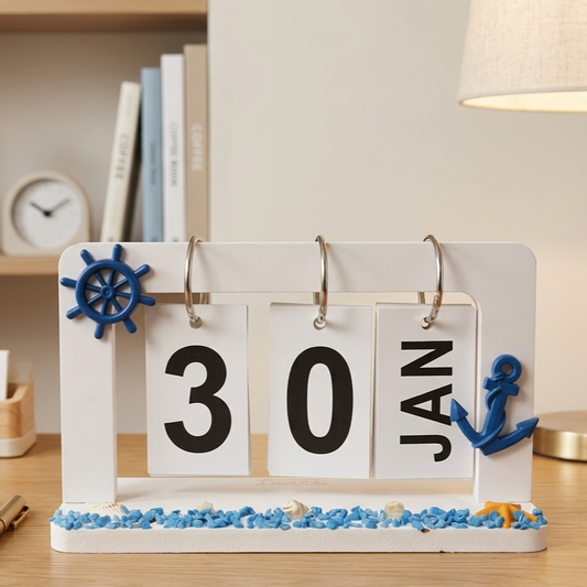 The Meridian Nautical Flip Calendar