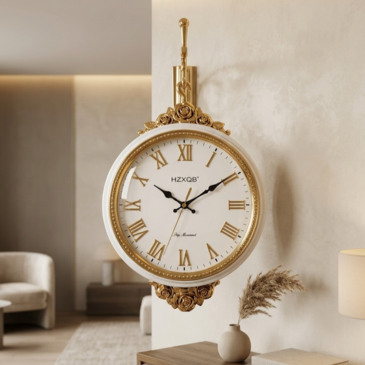 Victoria Palace Double-Sided Station Clock