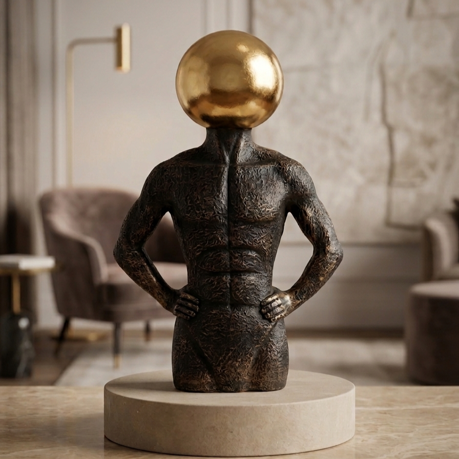 Aurelia Male Torso Sculpture