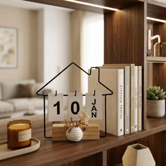 Nordic Haven Architectural Calendar – Luxury Desktop Accents