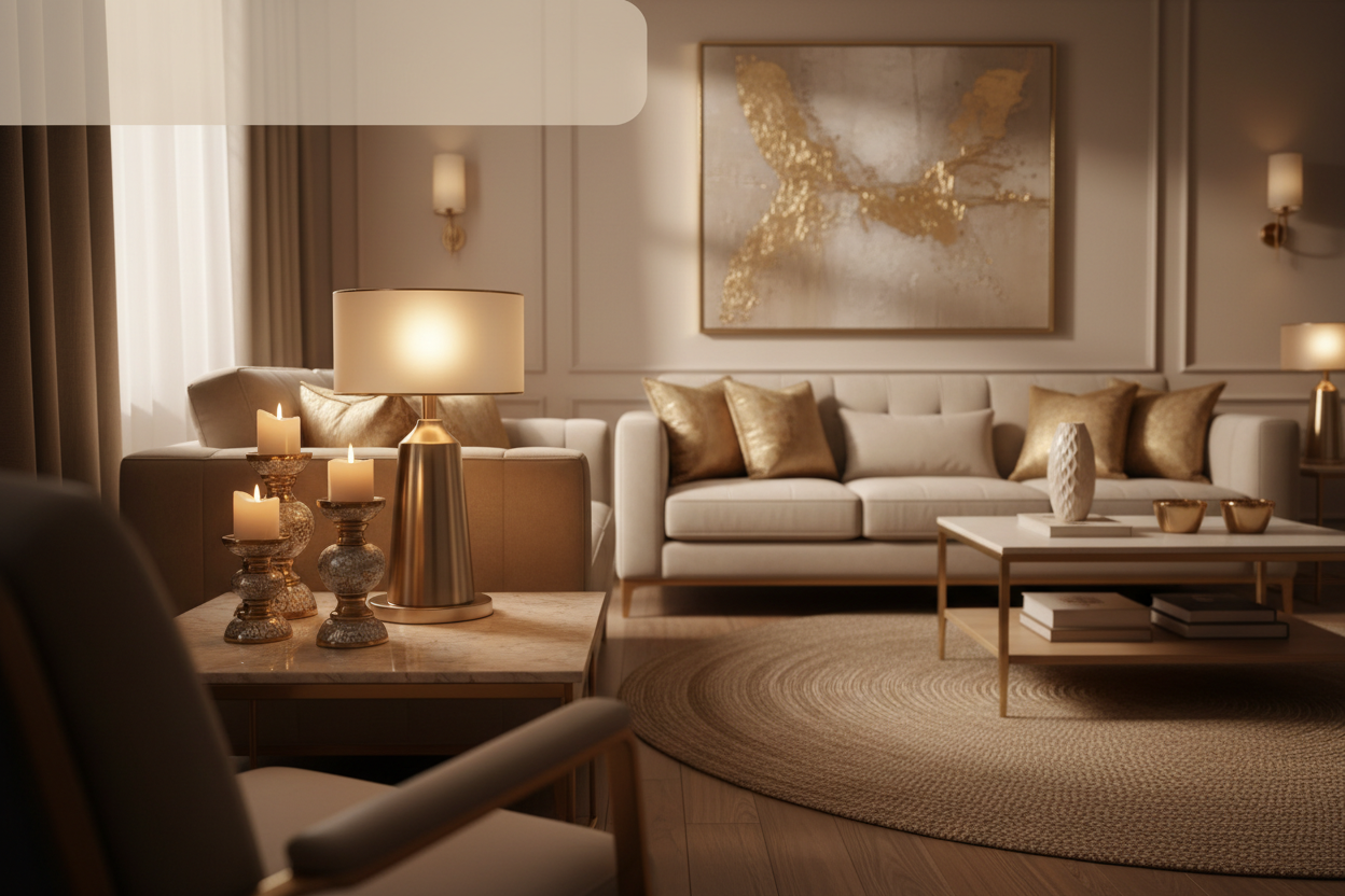 Luxury Modern Home Decor Banner